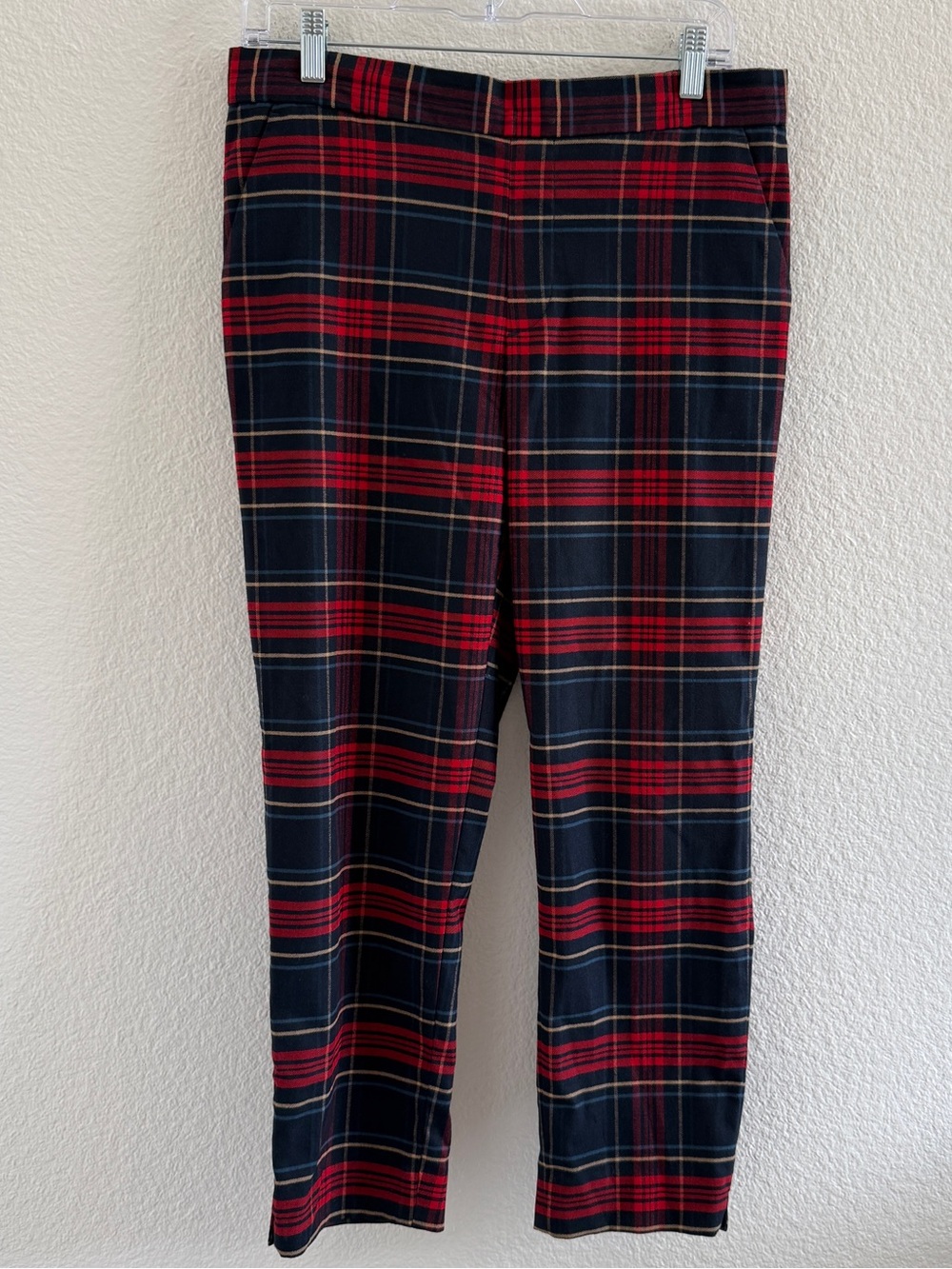 Banana Republic Hayden Tartan Plaid Ankle Pants 8P